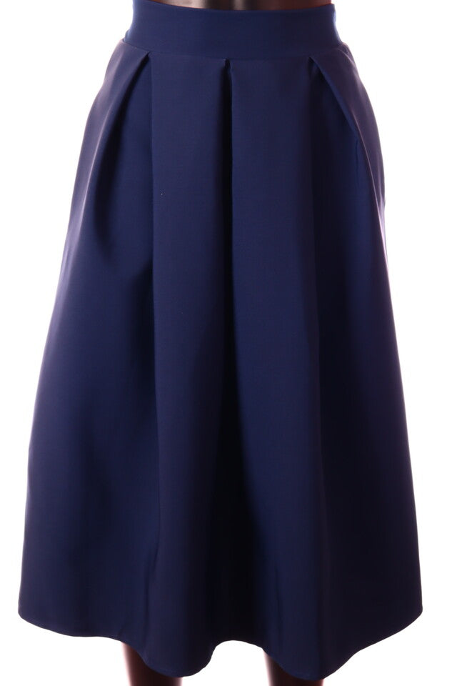 olasz női szoknya midi A vonalú