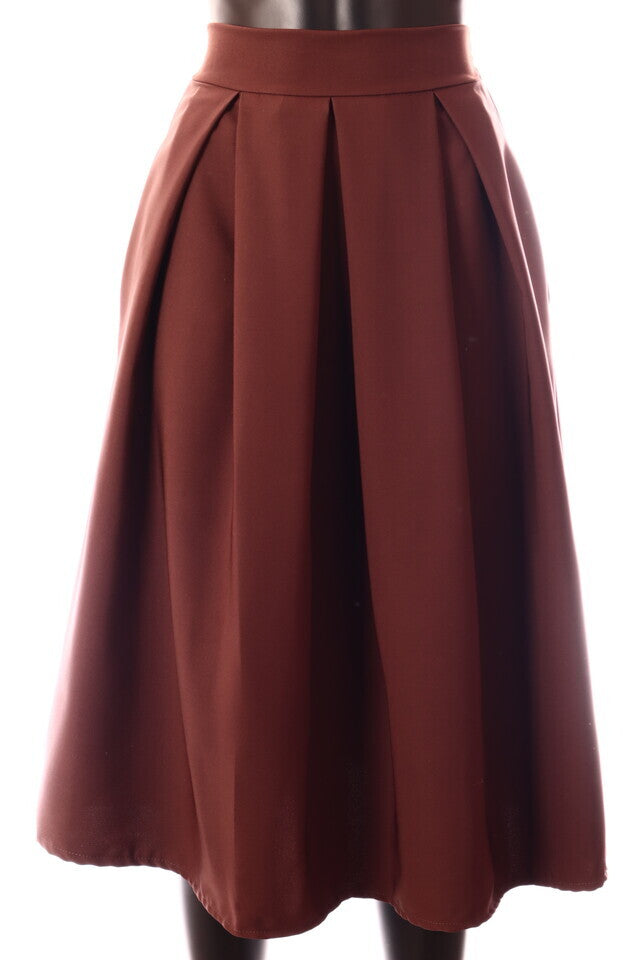 olasz női szoknya midi A vonalú