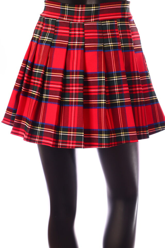 olasz női kockás pamutban gazdag szoknya mini alakhangsúlyos ceruza