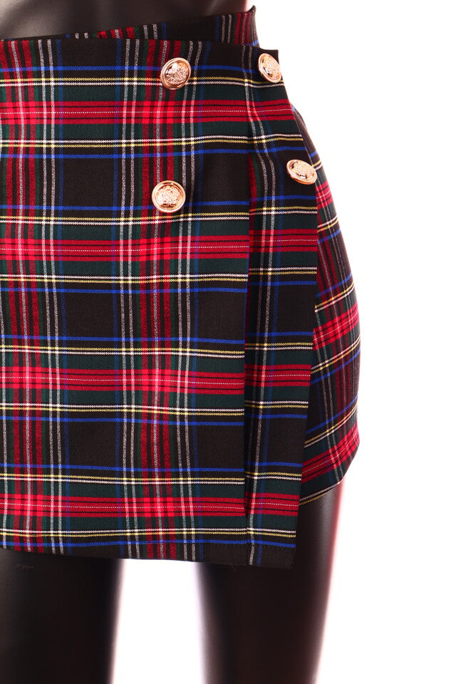 olasz női kockás vékony pamutban gazdag nadrág rövid alakhangsúlyos skinny