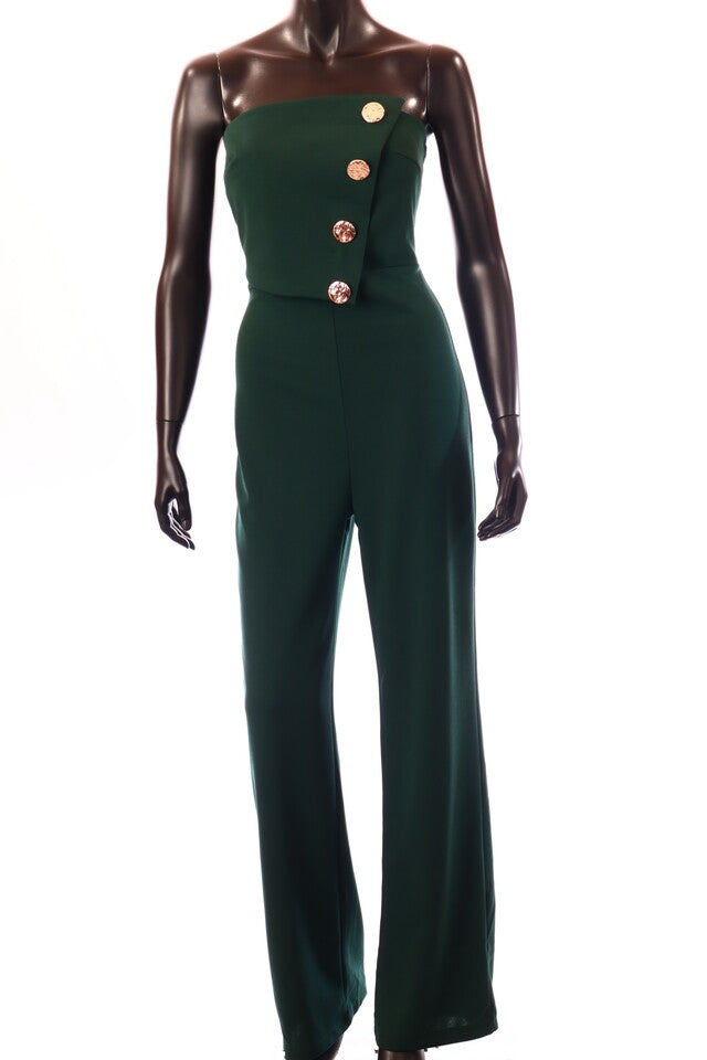 olasz női overál ujjatlan hosszú váll nélküli