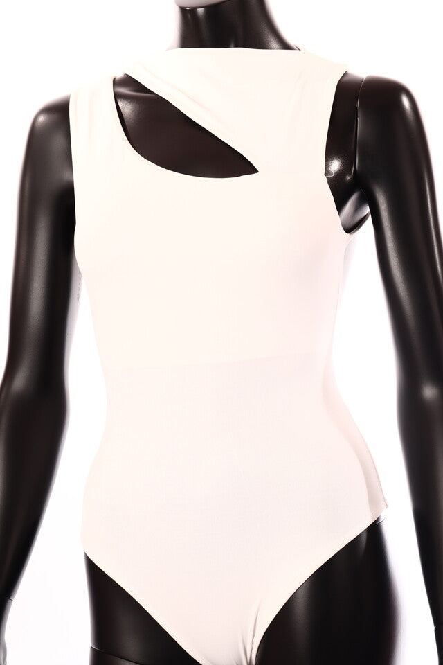 olasz női body ujjatlan alakhangsúlyozó kerek nyakú