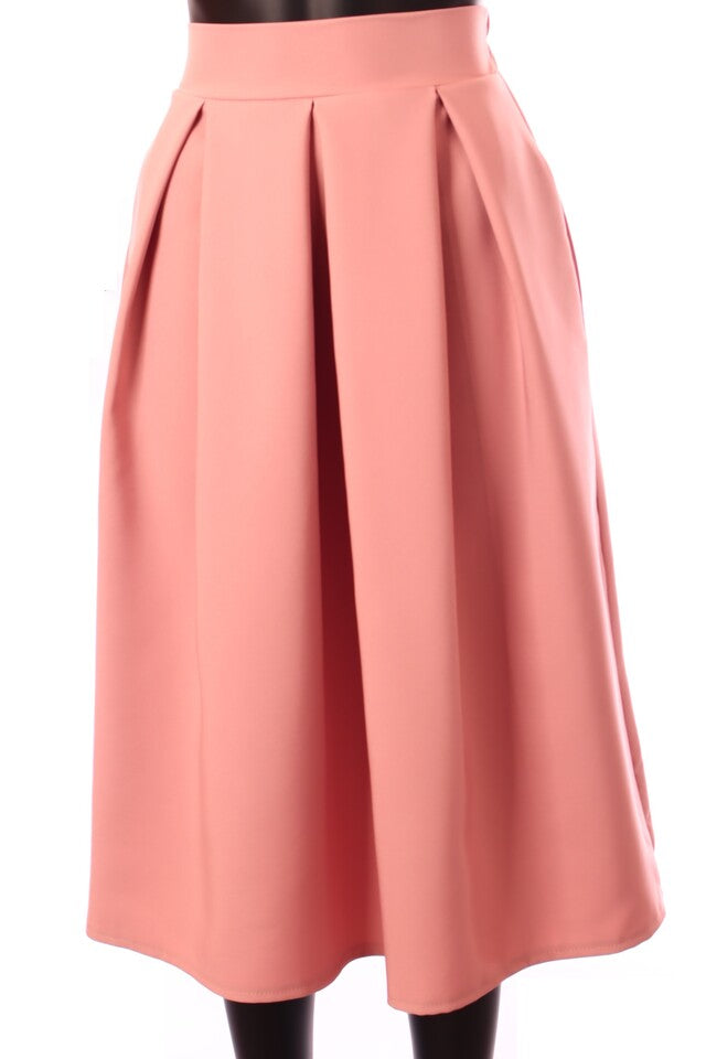 olasz női szoknya midi A vonalú