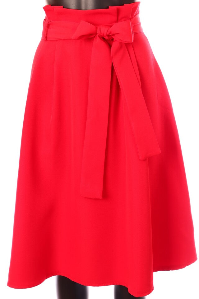 olasz női vékony szoknya midi A vonalú