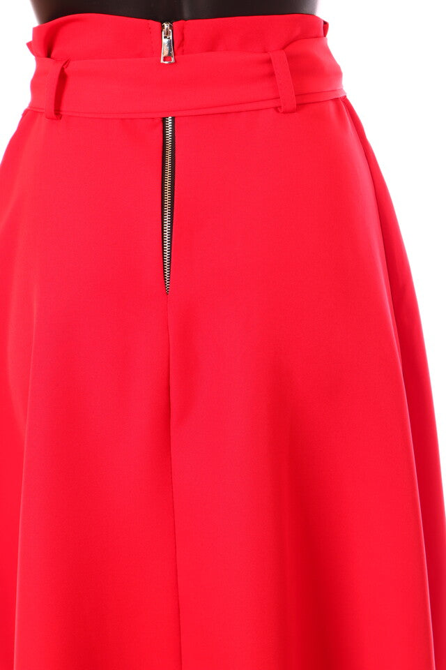 olasz női vékony szoknya midi A vonalú