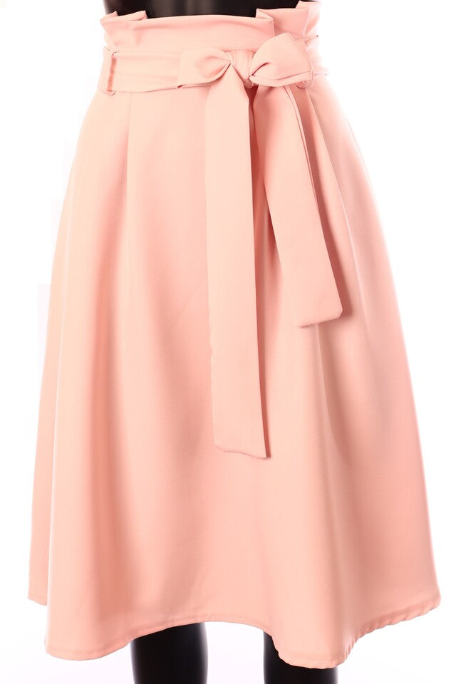 olasz női vékony szoknya midi A vonalú