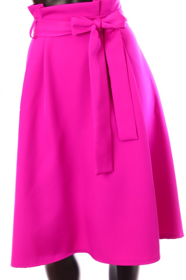 olasz női vékony szoknya midi A vonalú