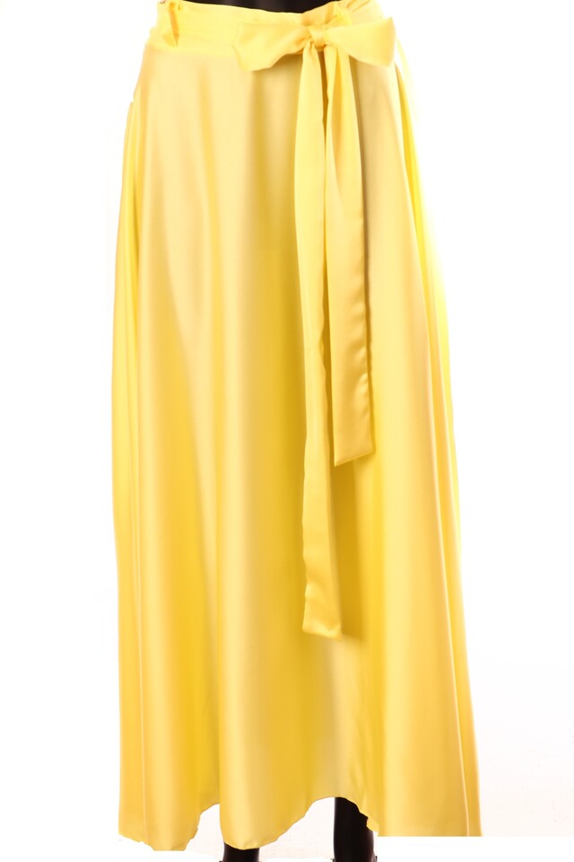 olasz női vékony szatén szoknya maxi