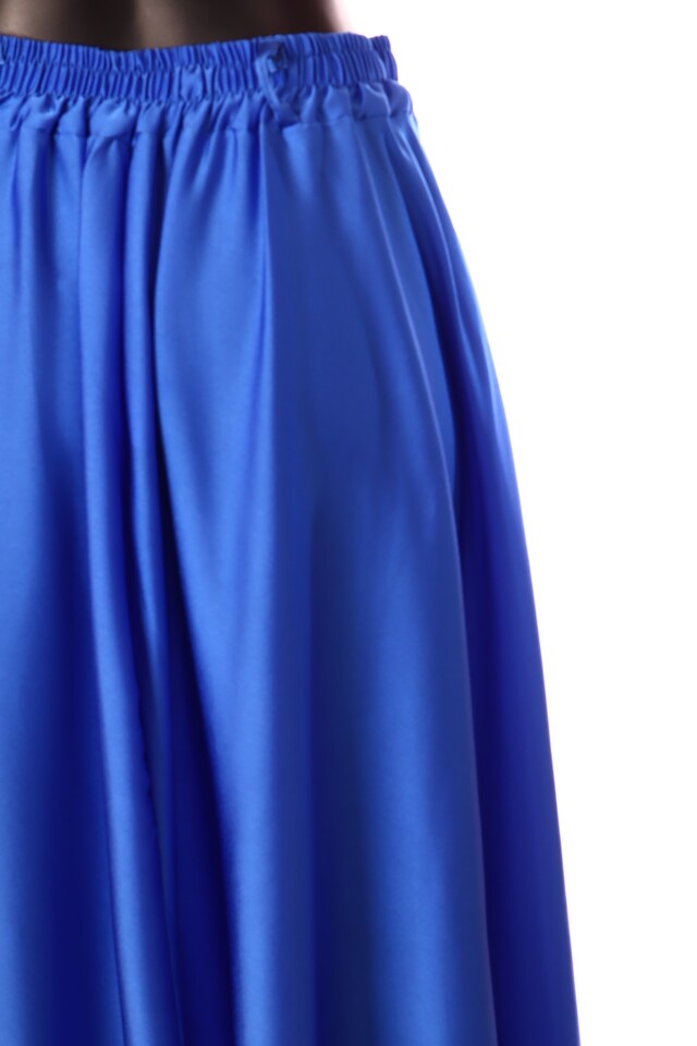 olasz női vékony szatén szoknya maxi