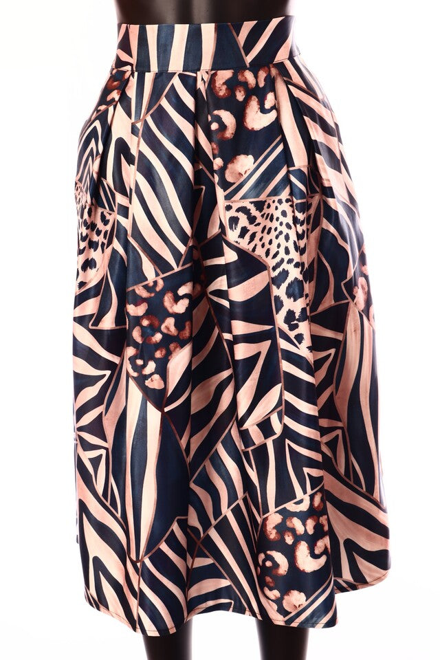 olasz női szoknya midi A vonalú