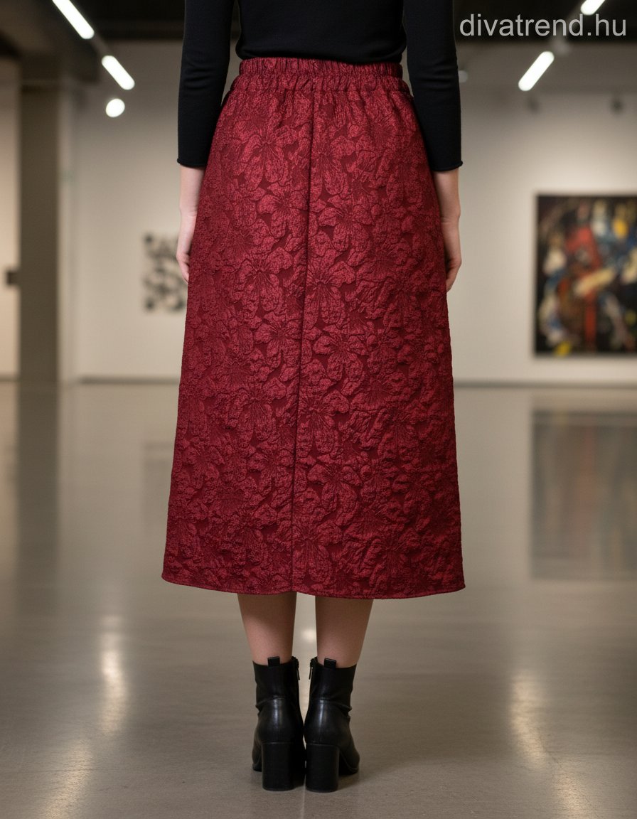 olasz női szoknya maxi A vonalú