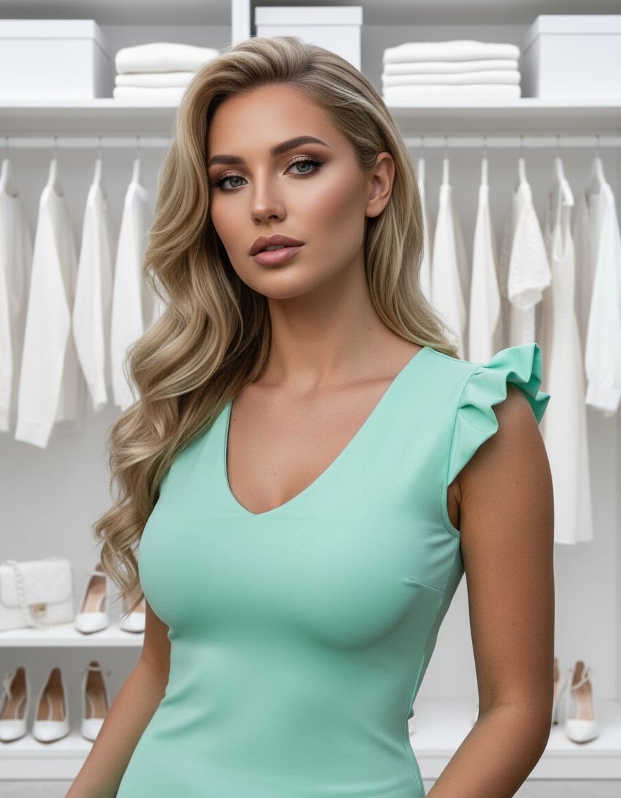 zöld világos Kikiriki ujjatlan női póló