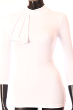 Kikiriki női felső háromnegyedes ujjú alakhangsúlyozó kerek nyakú