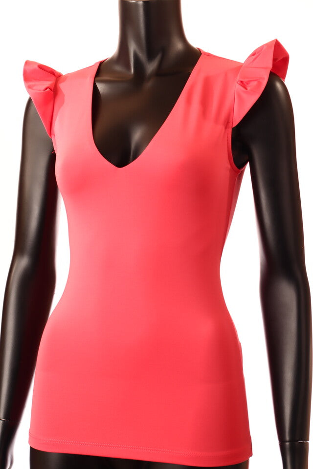 korall Kikiriki ujjatlan női póló