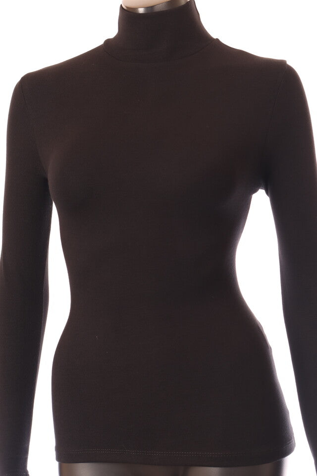 RedTulip női felső hosszú ujjú alakhangsúlyozó magas nyakú