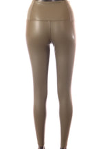 Gondola Blu női bőr hatású leging hosszú alakhangsúlyos skinny