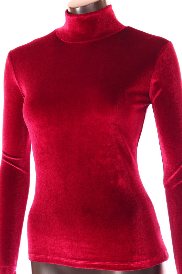 Kikiriki női felső hosszú ujjú alakhangsúlyozó magas nyakú