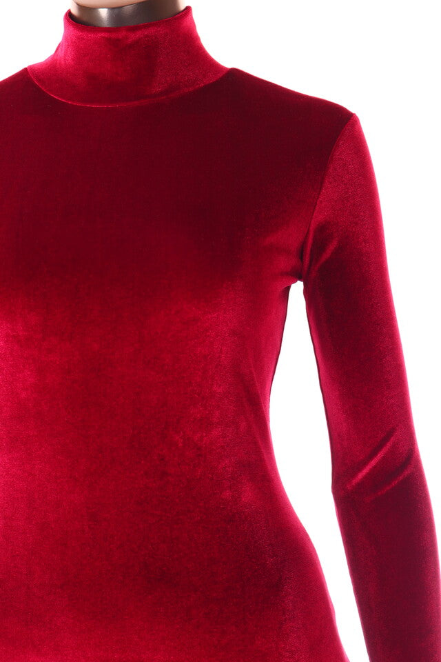 Kikiriki női felső hosszú ujjú alakhangsúlyozó magas nyakú