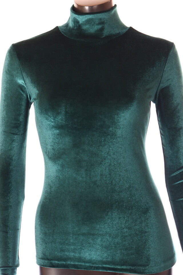 Kikiriki női felső hosszú ujjú alakhangsúlyozó magas nyakú