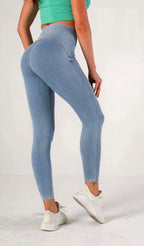 farmer hatású leggings hátulról