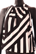 olasz női vékony felső ujjatlan magas nyakú