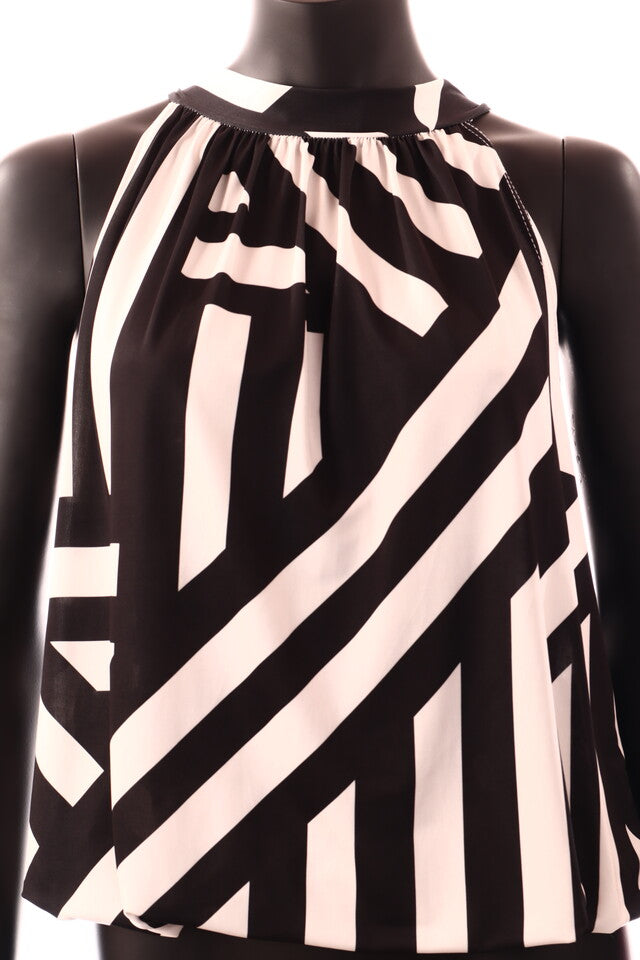 olasz női vékony felső ujjatlan magas nyakú