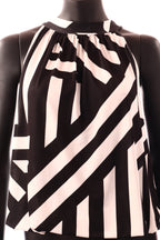 olasz női vékony felső ujjatlan magas nyakú