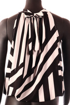 olasz női vékony felső ujjatlan magas nyakú