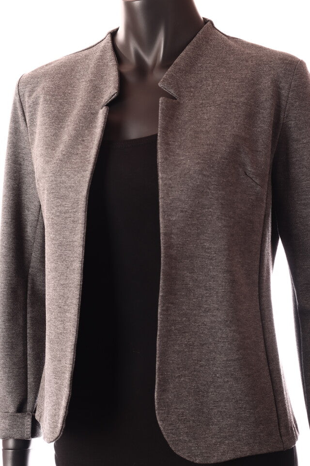 szürke blézer pamut