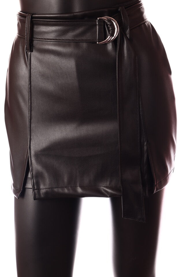 x-tayn női bőr hatású nadrág rövid alakhangsúlyozó skinny