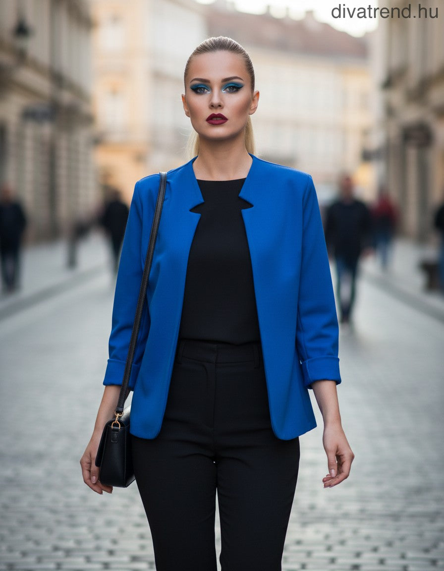 kékkirály blézer pamut