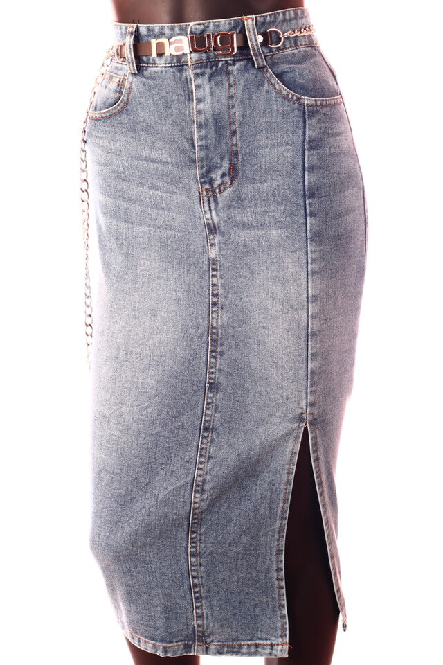 kék farmer szoknya midi