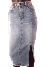 kék farmer szoknya midi