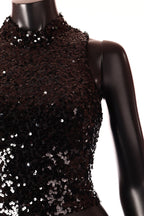 olasz női felső ujjatlan alakhangsúlyozó kerek nyakú