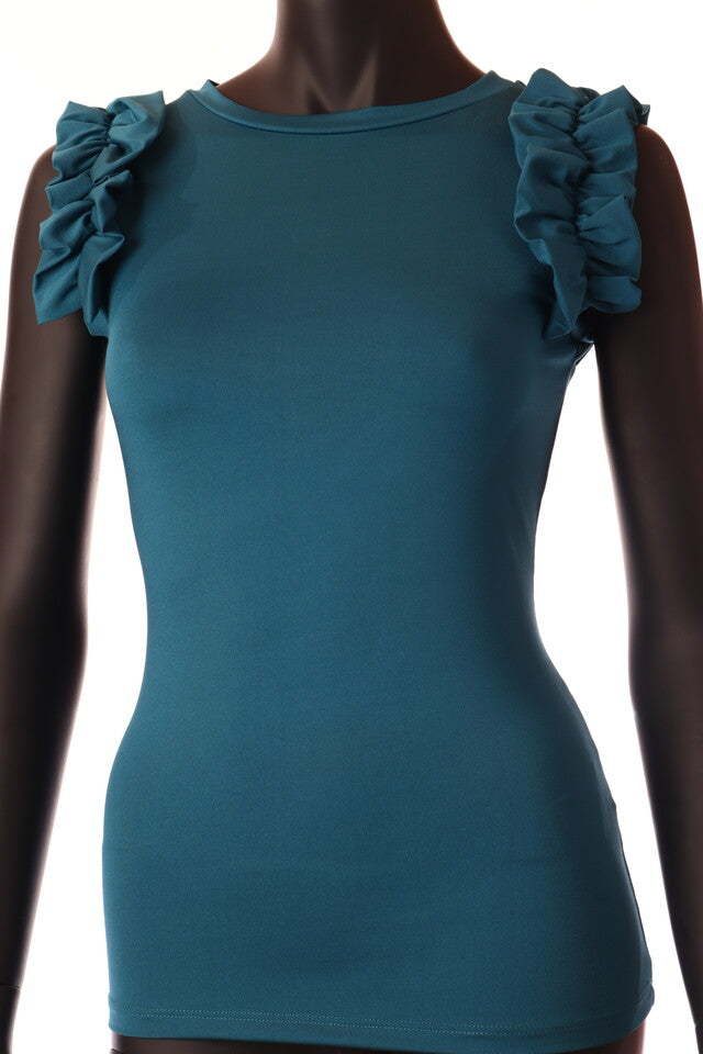 kékpetrol Kikiriki női ujjatlan póló