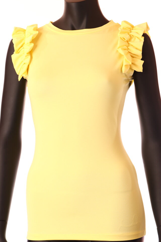 sárga Kikiriki női ujjatlan póló