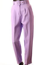 olasz ProntoModa vékony viszkóz női hosszú nadrág - alkalmi, öves