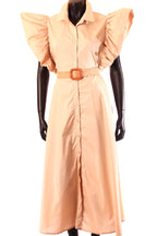 olasz ProntoModa ujjatlan V nyakú viszkóz női maxi ruha - alkalmi