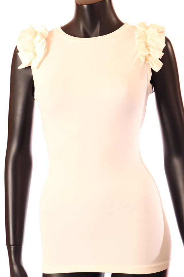 fehértört sötét Kikiriki női ujjatlan póló