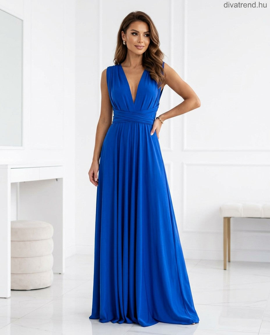 kékkirály Kikiriki infinity maxi ruha