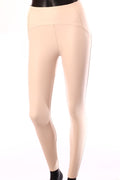 bézs Lissimo műbőr leggings