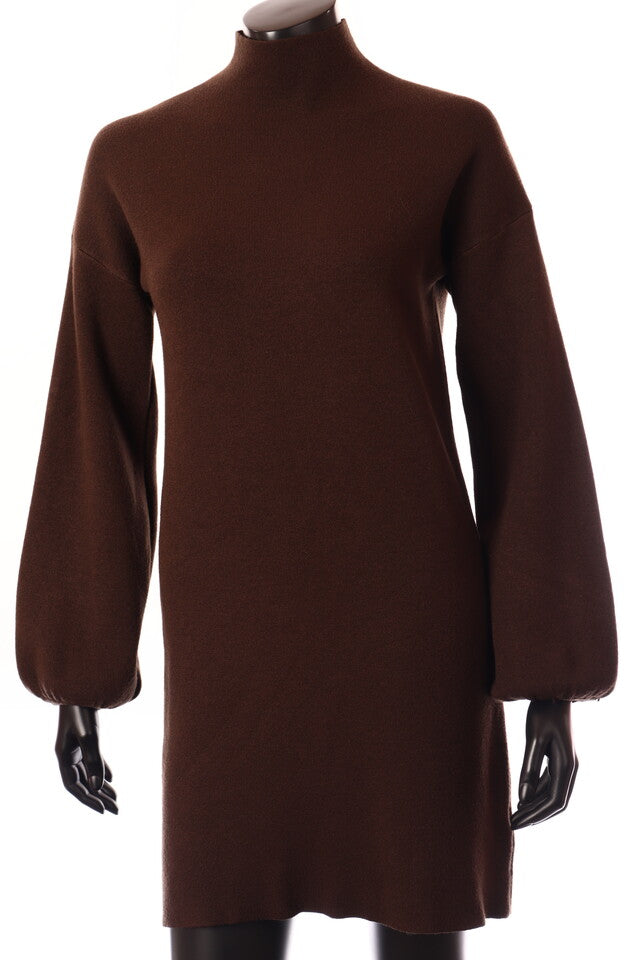 Zstudio női ruha hosszú ujjú magas nyakú térd