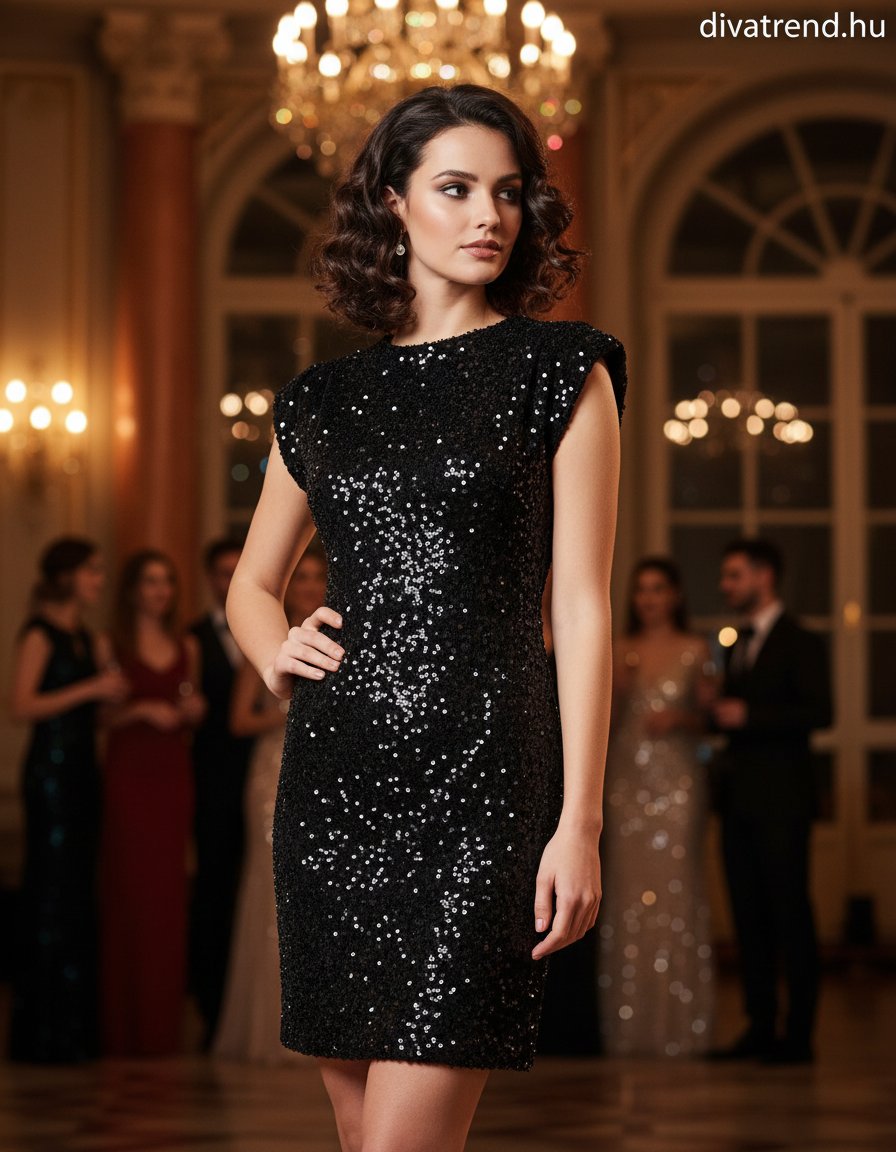 olasz női ruha ujjatlan kerek nyakú térd