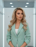 zöldesszürke blézer