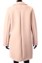 női átmeneti kabát V-nyakú hátulról