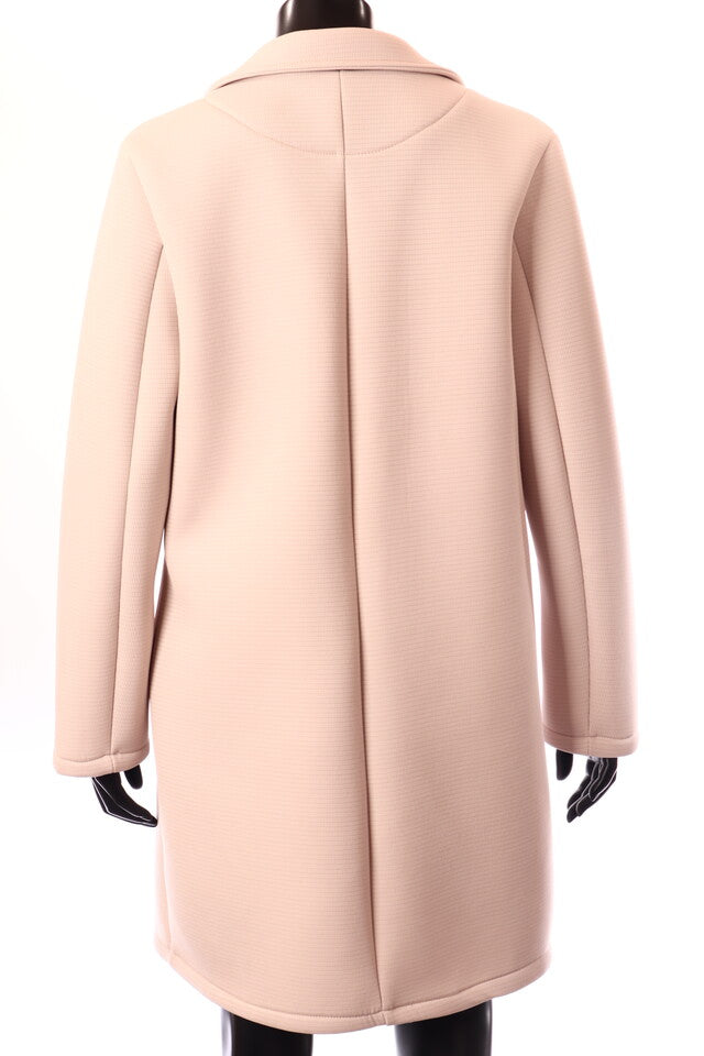 női átmeneti kabát V-nyakú hátulról