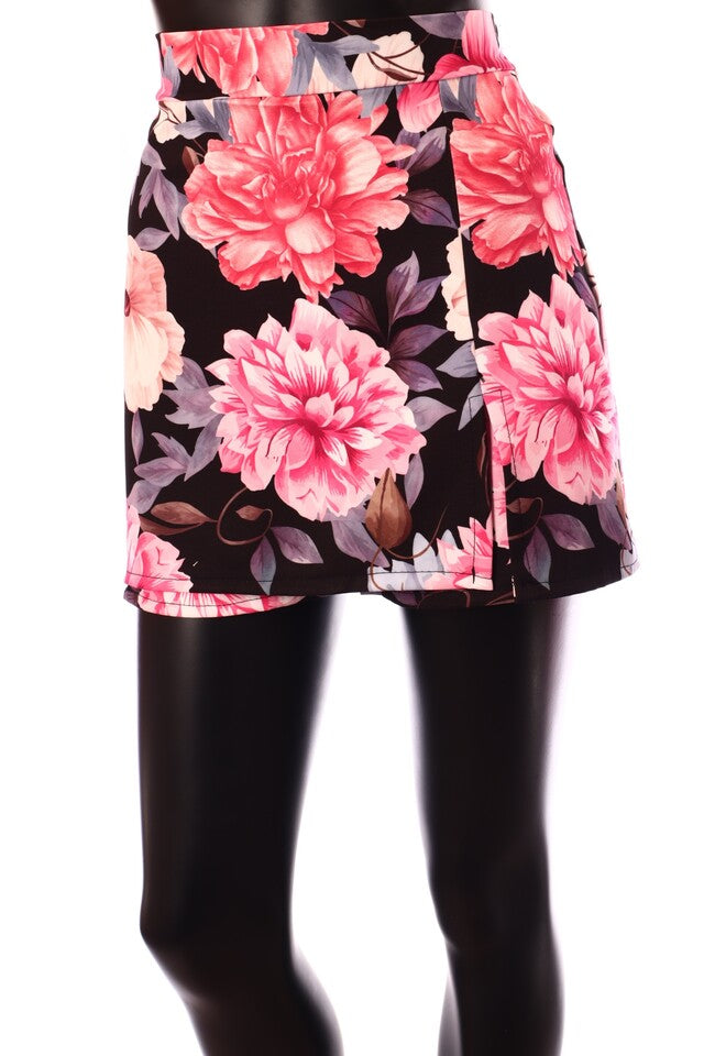 olasz női virág mintás nadrág rövid