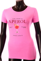 Timiami női mintás pamut póló rövid ujjú alakhangsúlyozó kerek nyakú