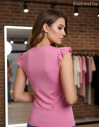 Kikiriki ujjatlan női póló hátulról