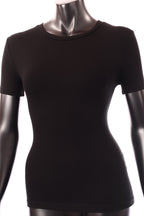 fekete női pamut póló